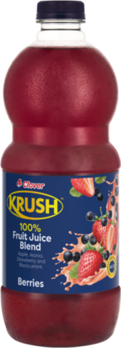 Clover Krush 100% Fruit Juice Blend 1.5L Berries