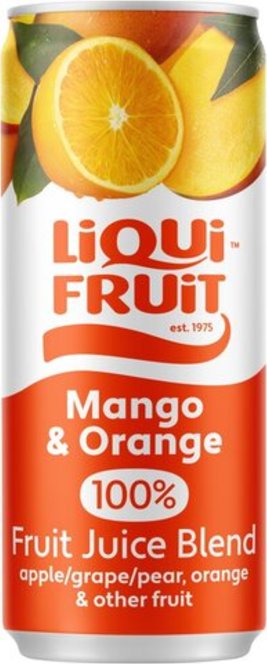 Liqui Fruit Mango Orange 300ml Can
