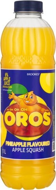 Oros Concentrated Squash Pineapple 1L