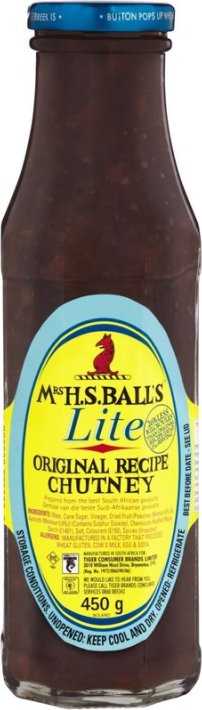 Mrs Balls Original Chutney Lite 450g