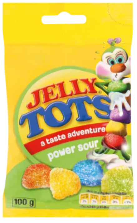 Beacon Jelly Tots Power Sour 100g