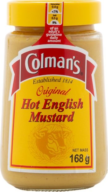 Colman's Hot English Mustard 168g