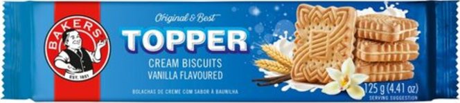 Bakers Topper Vanilla 125g