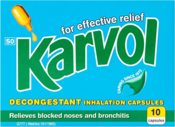 Karvol Decongestant Inhalation Capsules 10s