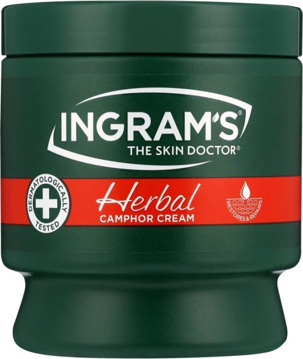 Ingrams Camphor Cream Herb Jar 450ml