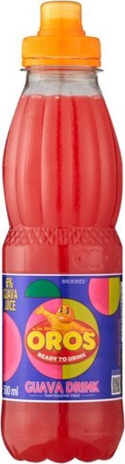 Oros Brookes Ready To Drink Guava Drink 500ml
