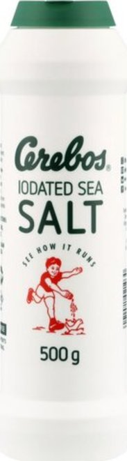 Cerebos Iodated Sea Salt Flask 500g