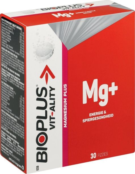 Bioplus Vit-Ality Magnesium Effervescent Tabs 30s
