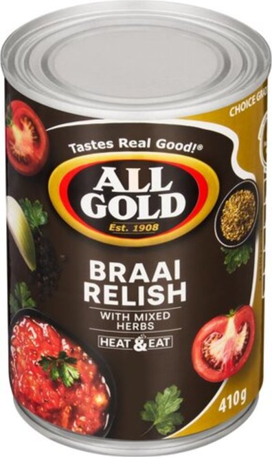 All Gold Braai Relish 410g