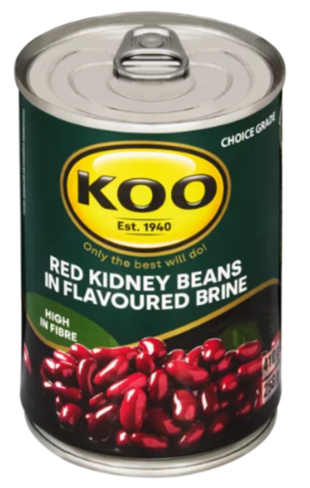 Koo Red Kidney Beans In Flavoured Brine 410g