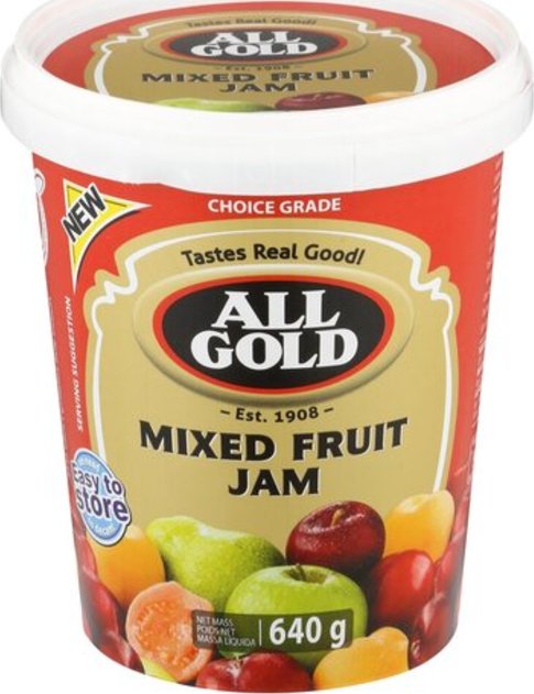 All Gold Jam Mixed Fruit 640g