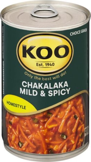Koo Mild & Spicy Chakalaka 410g