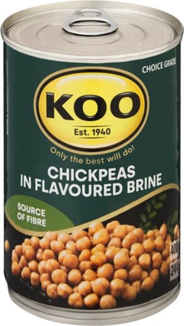 Koo Chick Peas In Flavoured Brine 400g