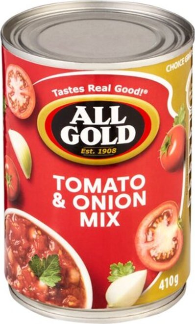 All Gold Tomato & Onion Mix 410g