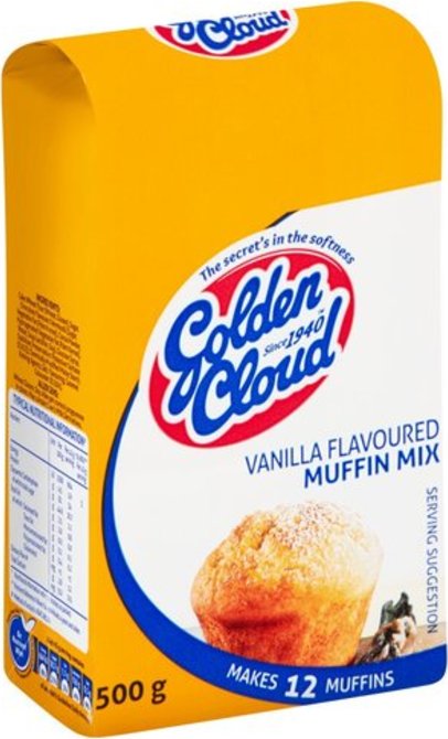 Golden Cloud Mix Vanilla Flavoured Muffin 500g