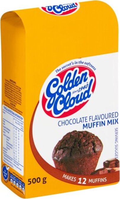 Golden Cloud Mix Chocolate Flavoured Muffin 500g