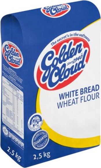 Golden Cloud White Bread Wheat Flour 2.5kg