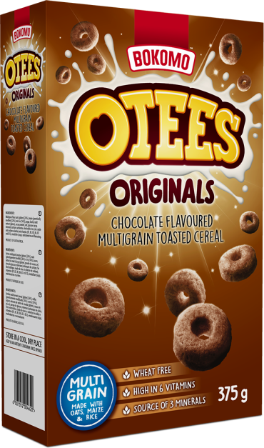 Bokomo OTEES Originals 375g Chocolate Flavoured Cereal 