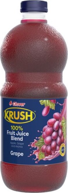 Clover Krush 100% Fruit Juice Blend 1.5L Red Grape