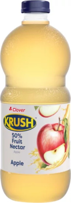 Clover Krush 50% Fruit Nectar 1.5L Apple