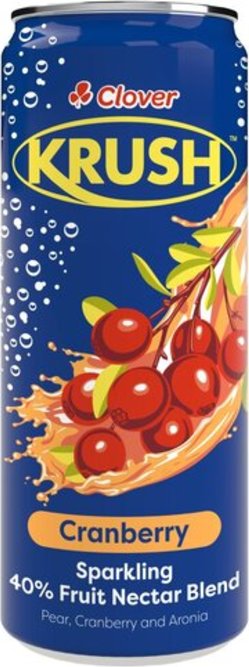 Clover Krush Sparkling Juice 300ml Cranberry
