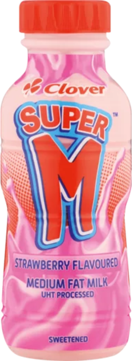 Clover Super M Flavoured Milk 300ml Strawberry