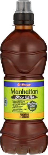 Clover Manhattan Black Ice Tea 500ml Pineapple