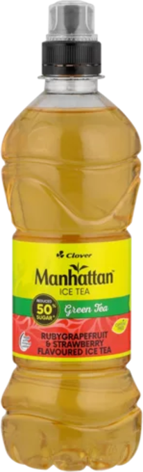 Clover Manhattan Ice Tea 500ml Ruby Grapefruit & Strawberry