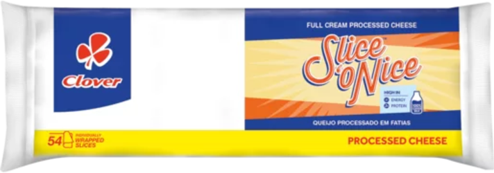 Clover Slice O Nice Processed Cheese Slices 810g
