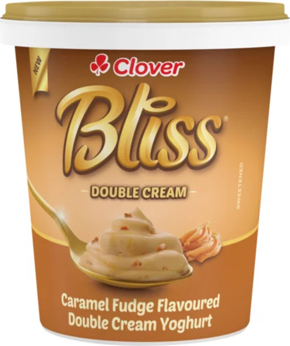 Clover Bliss Double Cream Yoghurt 1kg Caramel Fudge