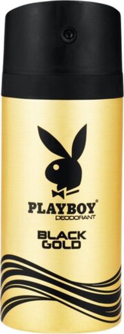 Playboy Deodorant 150ml Black Gold