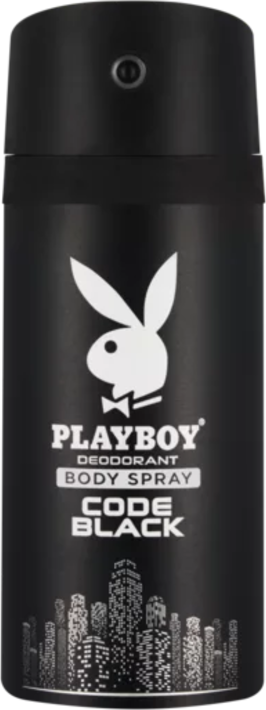 Playboy Deodorant 150ml Code Black