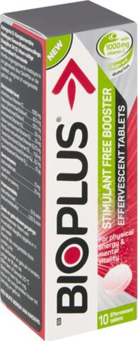 Bioplus Effervescent Tablets Stimulant Free Booster 10 Pack