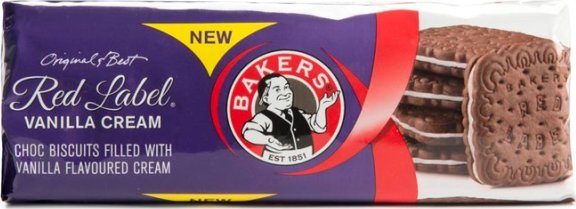 Bakers Original Red Label Vanilla Creams 200g
