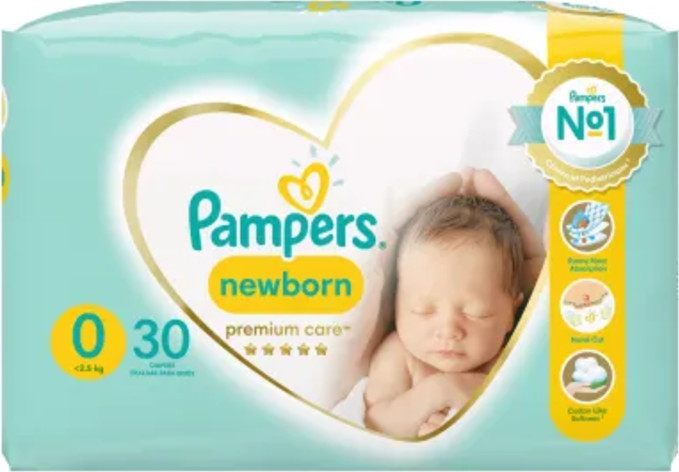 Pampers Premium Care Premature Convenience Pack 30