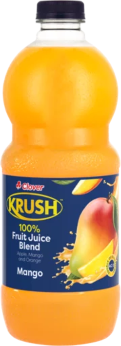 Clover Krush Fruit Juice Blend 100% Mango 1.5L