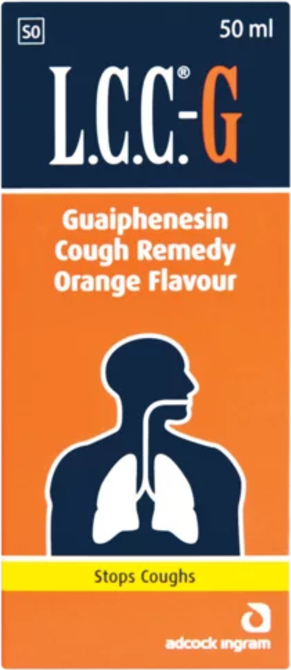 LCC-G Orange Flavoured Cough Syrup 50ml