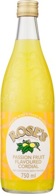 Rose's Cordial Passion Fruit 750ml