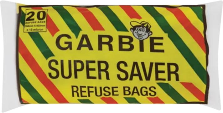 Garbie Black Supersaver Refuse Bags 20s