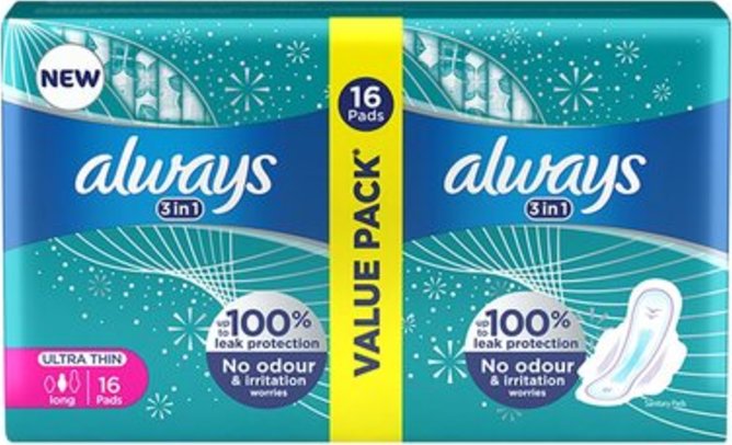 Always Ultra Mesh Long 16s