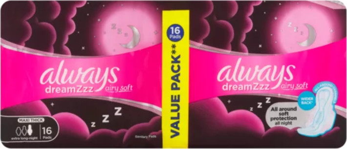 Always Maxi Cotton Extra Long Duo 16's