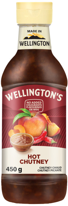 Wellington's Chutney 450g Hot