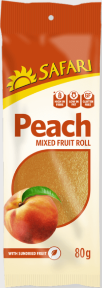 SAFARI Mixed Fruit Roll 80g Dried Peach