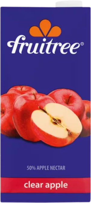Fruitree 50% Fruit Nectar Blend 1L Apple