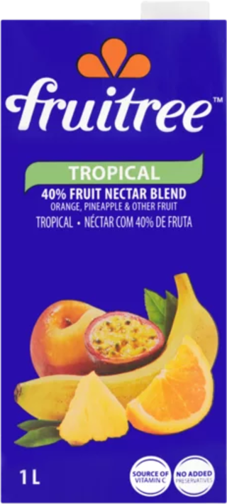 Fruitree 40% Fruit Nectar Blend 1L Tropical