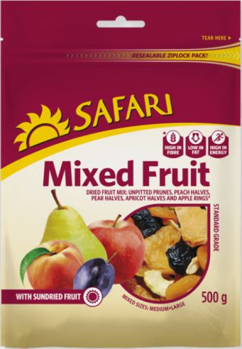 SAFARI Dried Mixed Fruit 500g