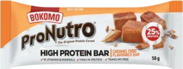 Bokomo ProNutro High Protein Bar 50g Caramel