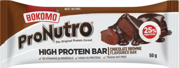 Bokomo ProNutro High Protein Bar 50g Chocolate Brownie