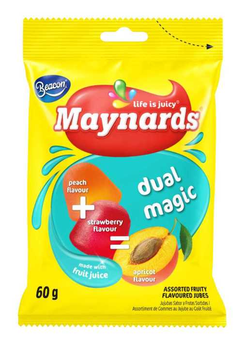 Maynards Fruity Flavoured Dual Magic Jellies 60g