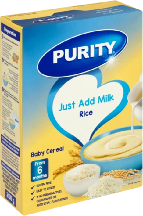 Purity Cereal 200g Rice (from 6 months)